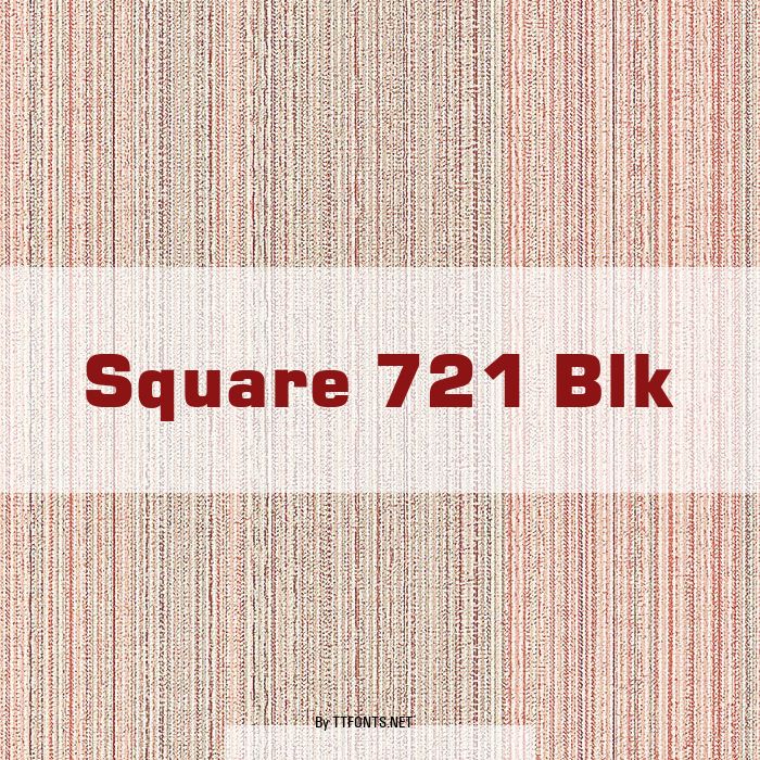 Square 721 Blk example