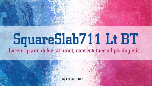 SquareSlab711 Lt BT example