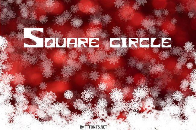 Square circle example