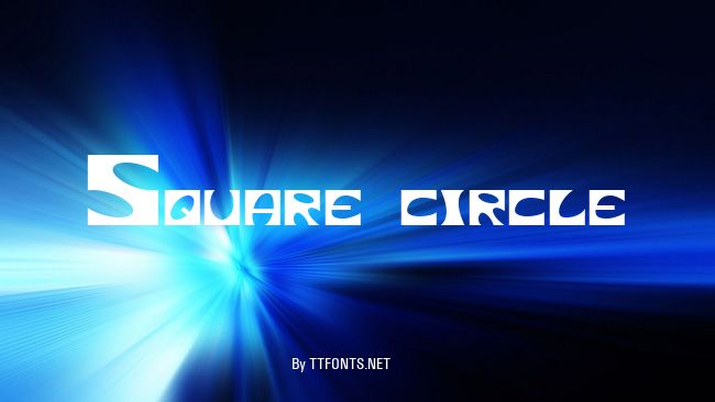 Square circle example