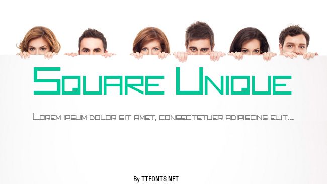 Square Unique example
