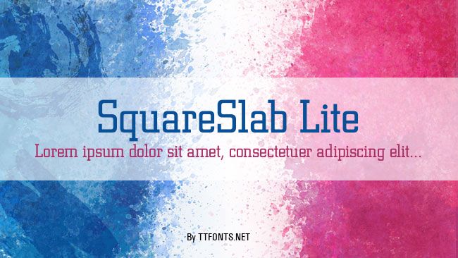 SquareSlab Lite example