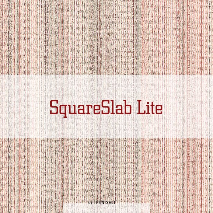 SquareSlab Lite example