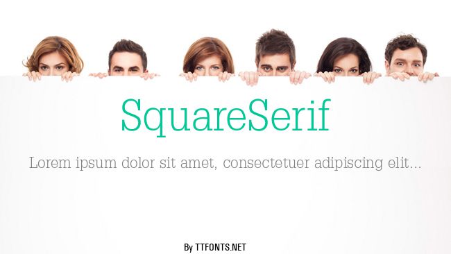SquareSerif example