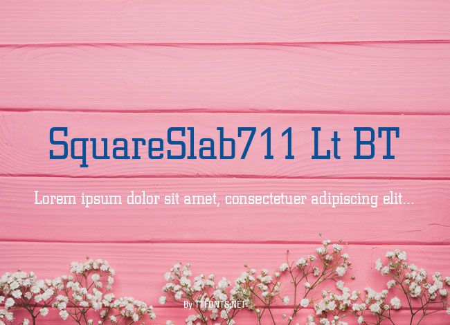 SquareSlab711 Lt BT example