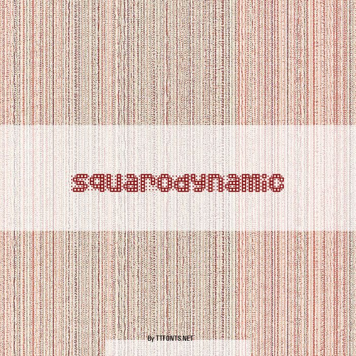 Squarodynamic example