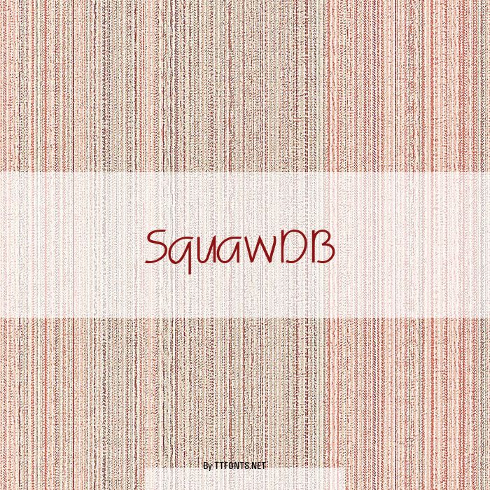 Squaw DB example