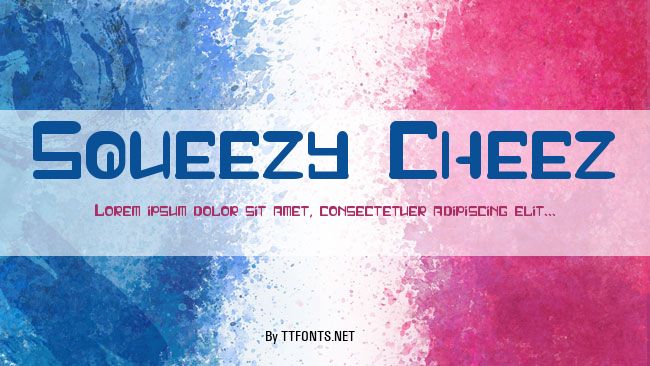 Squeezy Cheez example