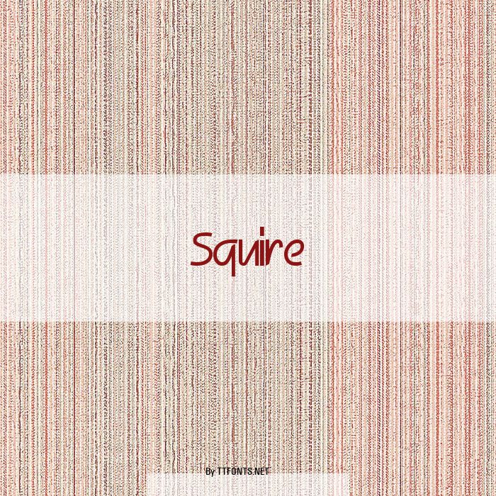 Squire example