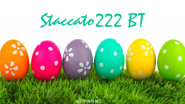 Staccato222 BT example
