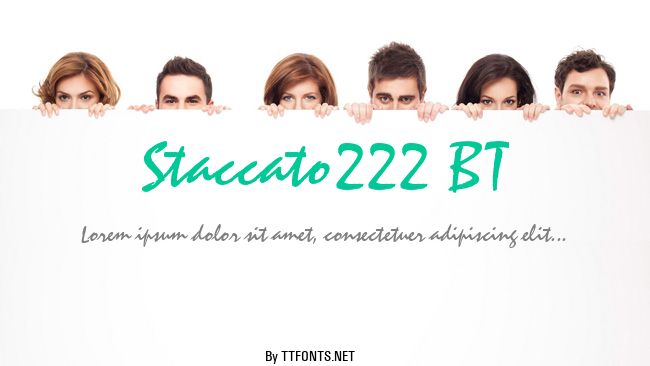 Staccato222 BT example