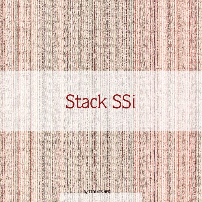 Stack SSi example