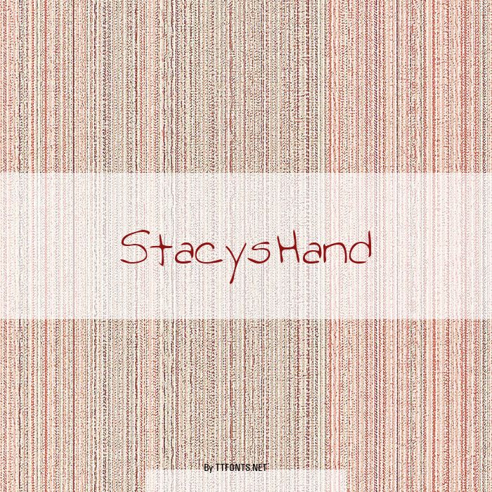 StacysHand example
