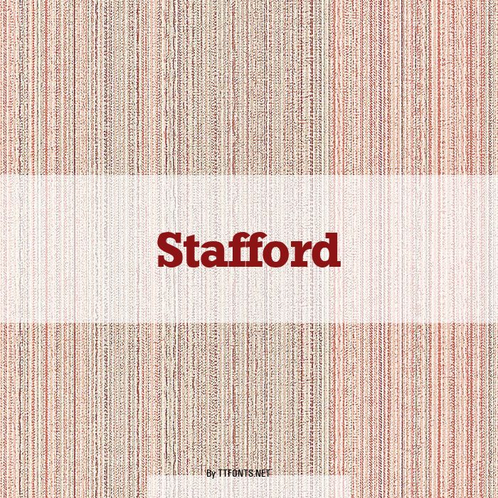 Stafford example