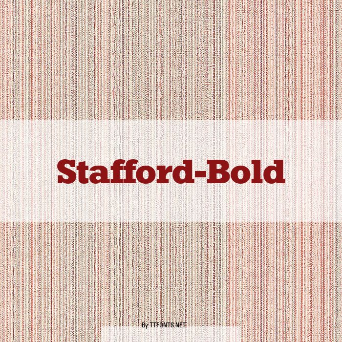 Stafford-Bold example