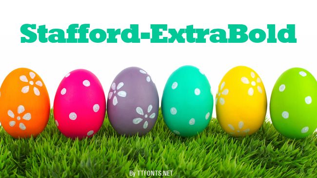 Stafford-ExtraBold example