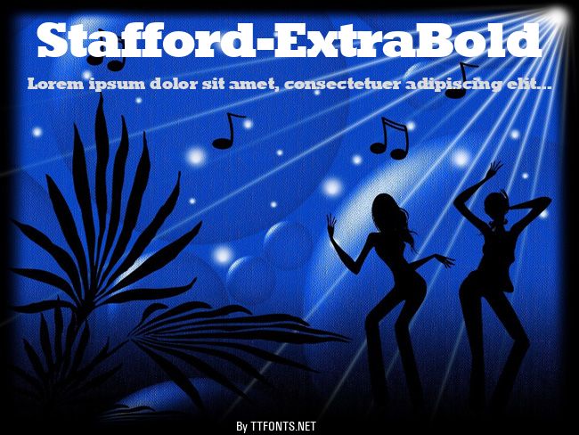 Stafford-ExtraBold example