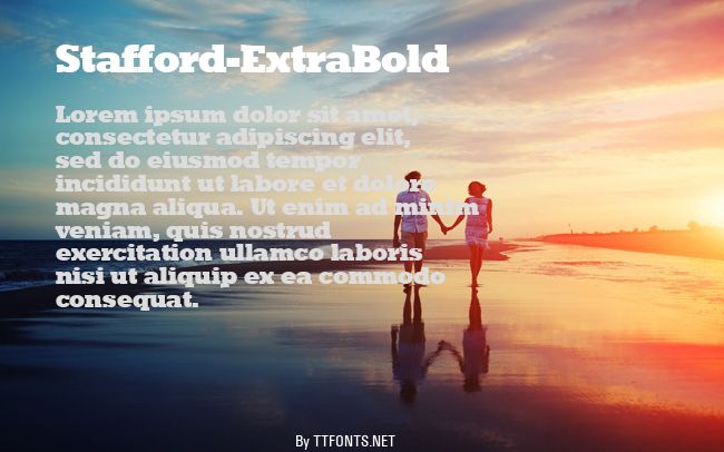 Stafford-ExtraBold example