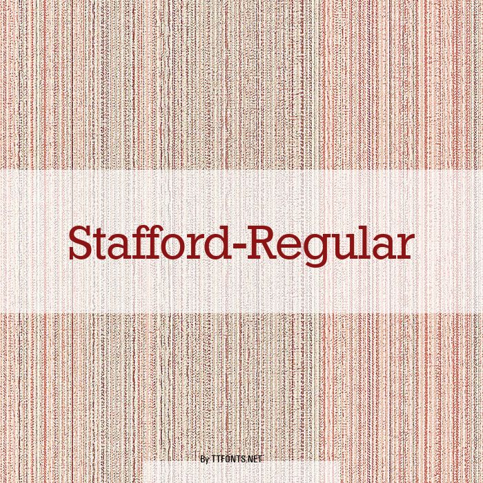 Stafford-Regular example