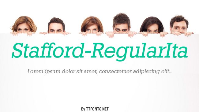 Stafford-RegularIta example