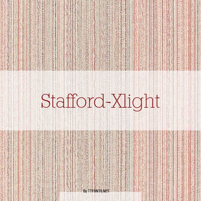Stafford-Xlight example