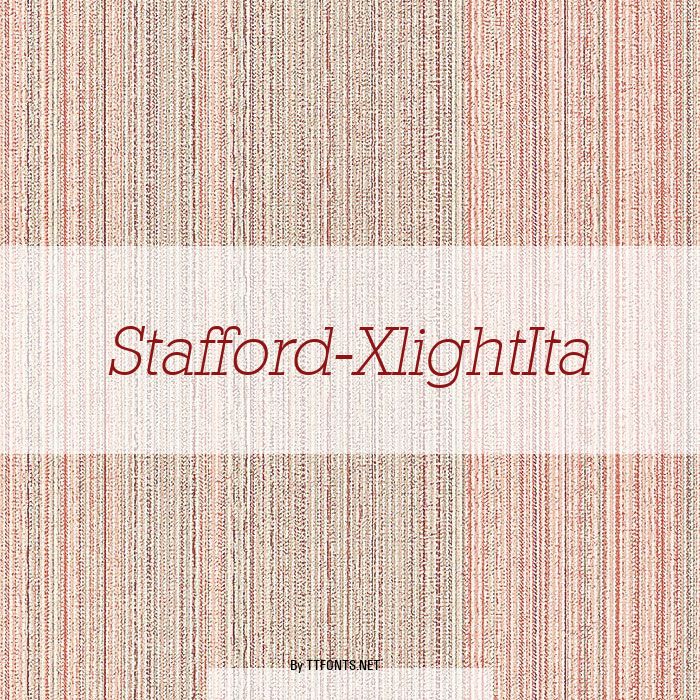 Stafford-XlightIta example