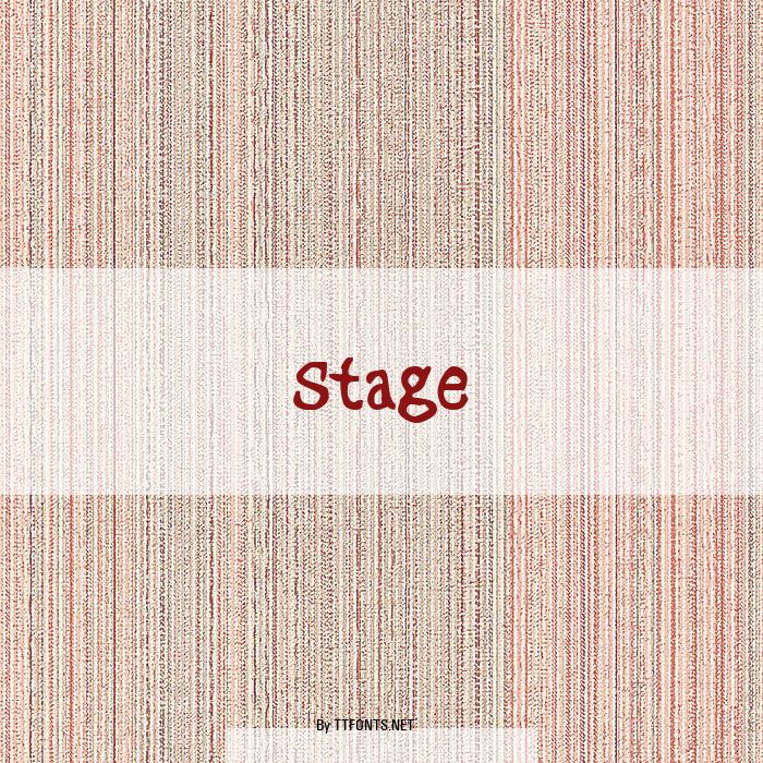 Stage example