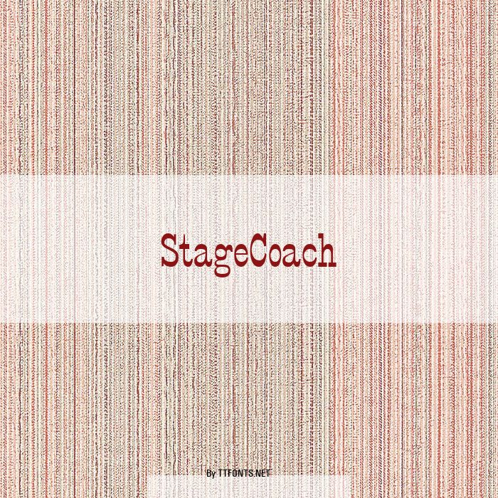 StageCoach example