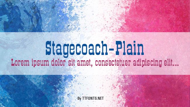 Stagecoach-Plain example