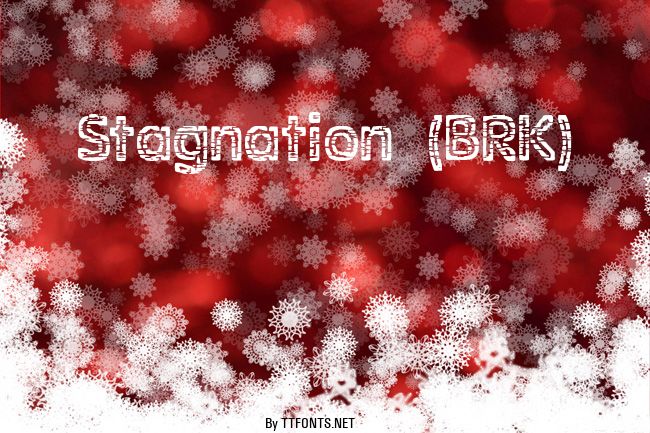 Stagnation (BRK) example