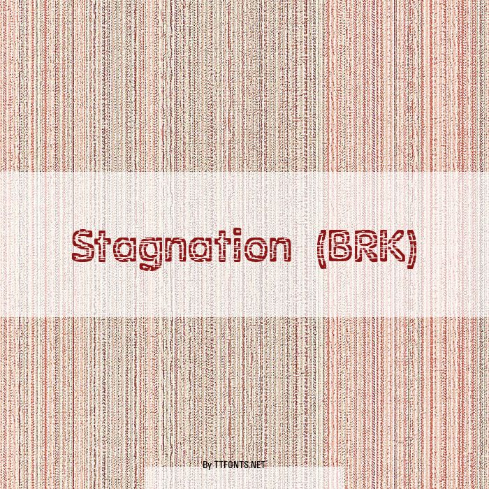Stagnation (BRK) example
