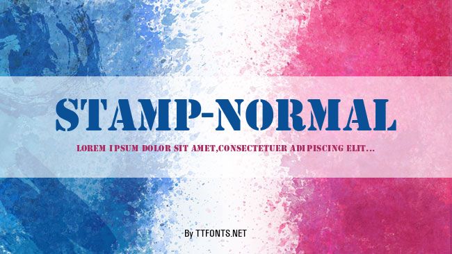Stamp-Normal example
