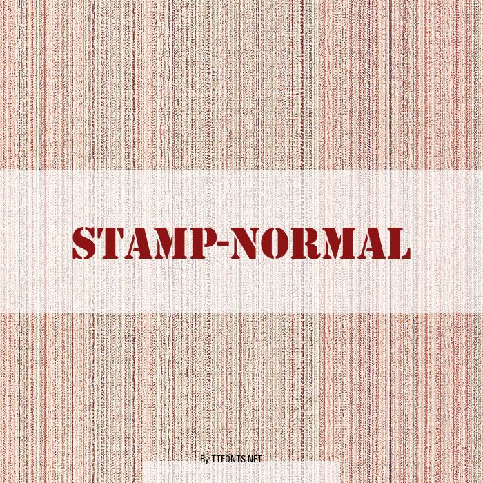 Stamp-Normal example