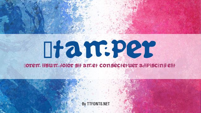 Stamper example