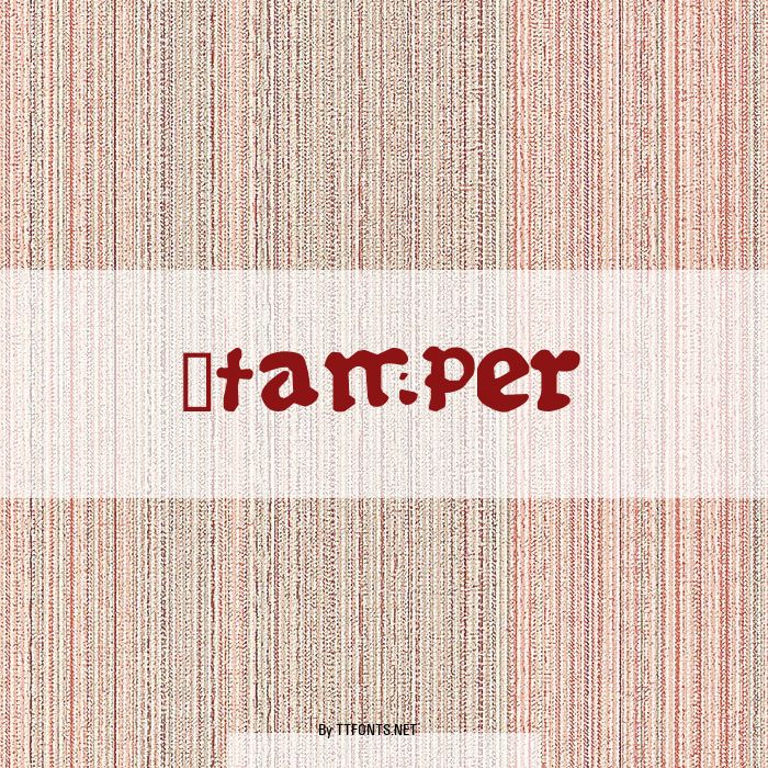 Stamper example