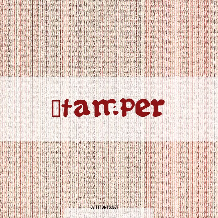 Stamper example