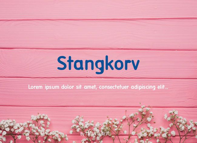 Stangkorv example