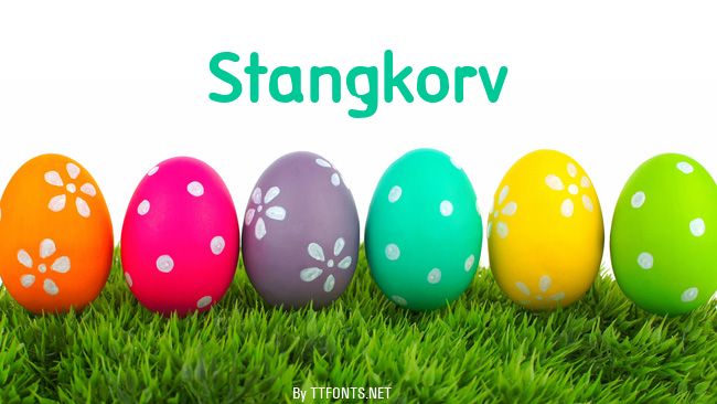 Stangkorv example