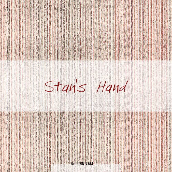 Stan's Hand example