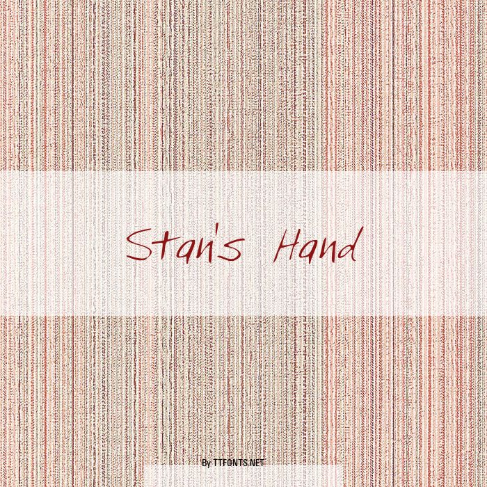 Stan's Hand example