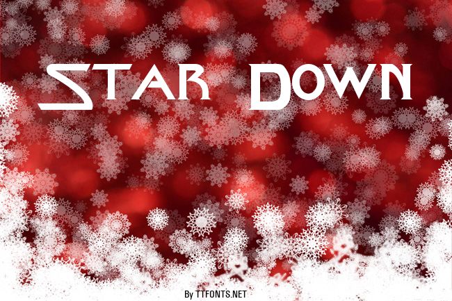 Star Down example