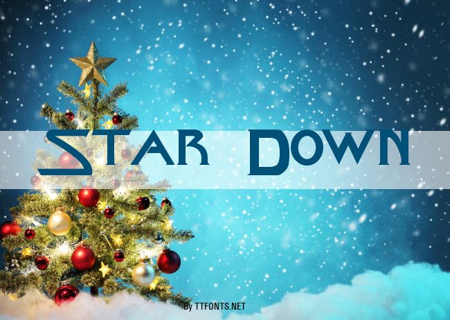 Star Down example