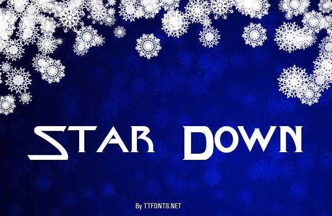 Star Down example