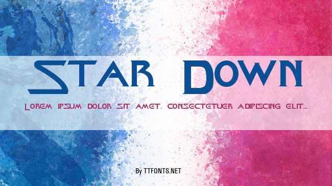 Star Down example