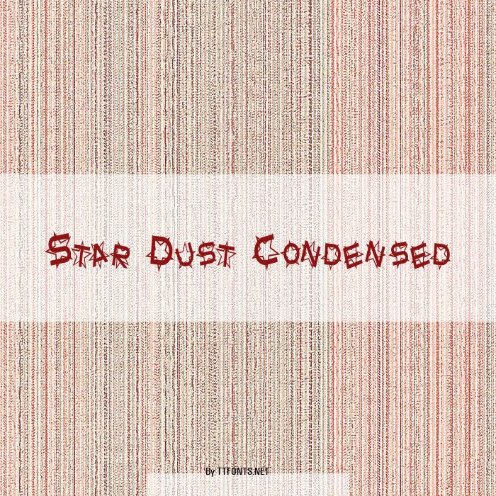 Star Dust Condensed example