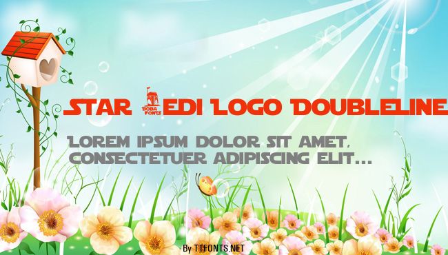 Star Jedi Logo DoubleLine1 example