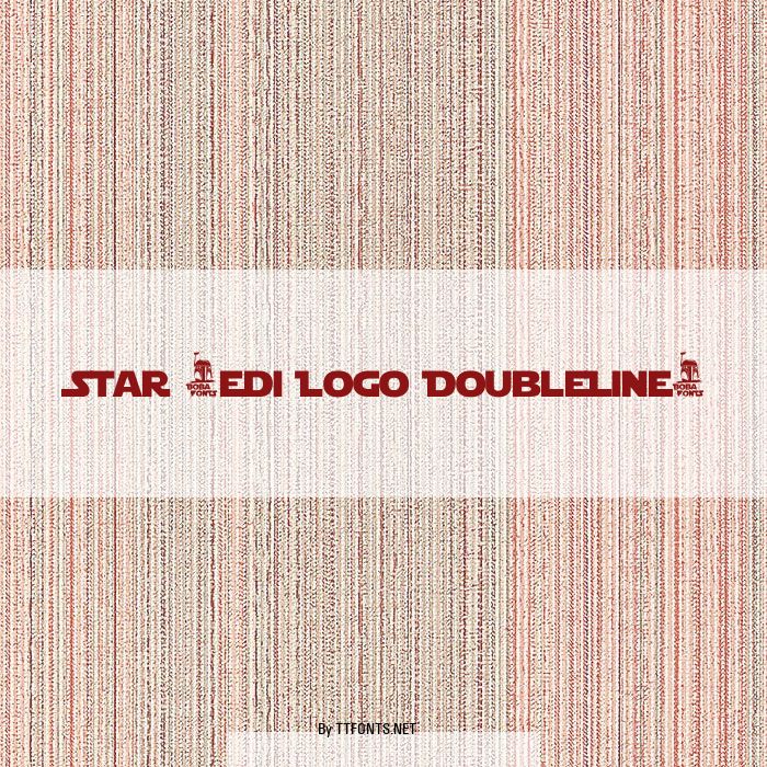 Star Jedi Logo DoubleLine1 example