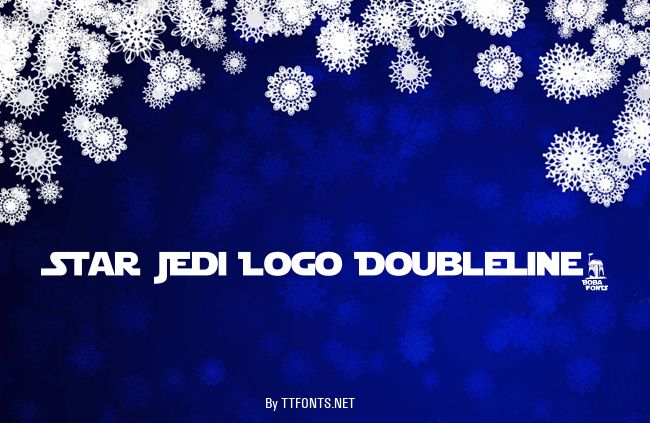 Star Jedi Logo DoubleLine2 example