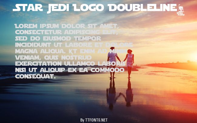 Star Jedi Logo DoubleLine2 example