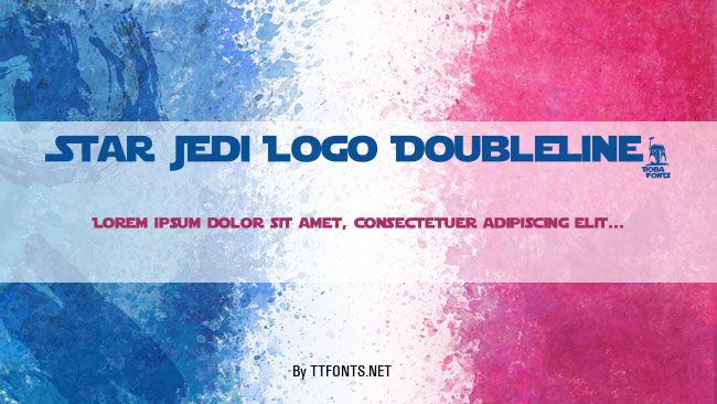 Star Jedi Logo DoubleLine2 example